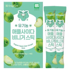 엔자임엔 유기농 애플 사이다 비니거 스틱 14p, 210g, 1개