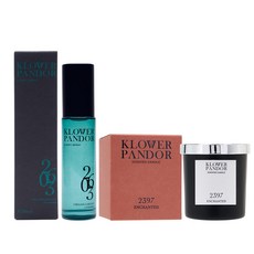 KP記憶香氛 台灣公司貨 夜間舒眠香氣組 織品舒眠噴霧 + 荒野玫瑰香氛蠟燭, 1套