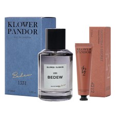 KLOWER PANDOR 台灣公司貨 自然疊香組 雨後清晨香水 + 潘朵拉的秘密香水滋潤護手霜, 1套