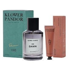KLOWER PANDOR 台灣公司貨 自然疊香組 曙光香水 + 潘朵拉的秘密香水滋潤護手霜, 1套