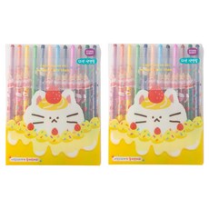 STUDIO EIGHT 布丁好朋友 彩色鉛筆組, 2套, 12色