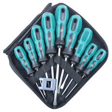 JONGWON 一字十字螺絲起子手動工具9件組, 1套