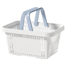 Mabsoshop 可愛多用途物品保管收納籃 BRP2117, 白色, 1個