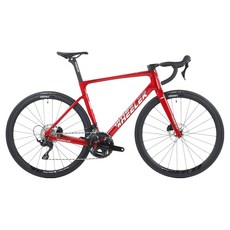 휠러 칠리 SLR 105 PRO 로드 카본 디스크 브레이크 8.6kg 방문설치, METALIC RED, 1개, 180cm