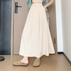 daysoy 日常尼龍傘狀孕婦長裙