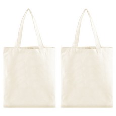 엘쏘 무지 데일리 광목 에코백 2p