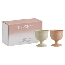 오덴세 시손느 론드 미니잔 50ml x 2종 세트, 지젤 화이트 , 페어리 핑크, 1세트