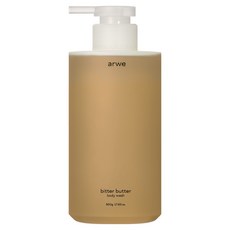 Arwe 角質護理弱酸性沐浴乳 苦奶油, 500ml, 1個