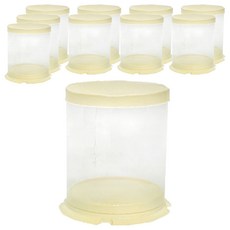 HANZPICK 甜點禮物包裝迷你容器, 奶油色, 10個