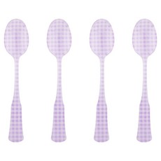 사브르 챰 체크 티스푼, 라일락, 4개