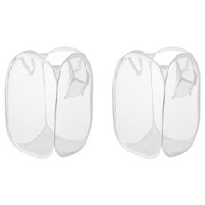 HyperPlanet 海波沖孔網格洗衣籃 2入, 白色