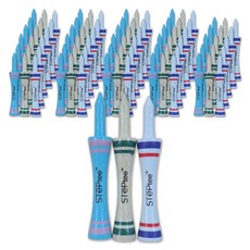 Step Tee 功能性高爾夫球釘, 隨機出貨, 30個