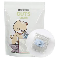 MONSTARGEAR Everglide Skyscraper V3 線性磁軸 鍵盤熱插拔 工廠全潤滑軸體 90入, 混合色, 單一商品, 製造商軸