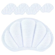 뒤꿈치 까짐방지 쿠션 2p, 화이트, 6개