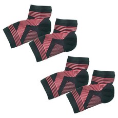 LEADER X 防護升級鋅石墨烯綁帶加壓護踝 台灣製, 2組, 粉紅色