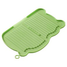 RGJSNB 데일블룸 실리콘 미끄럼방지 손 빨래판, 그린, 1개