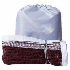 Twoensense 韓式足球 排球 羽毛球 網球網 + 收納袋組合, 紅棕色, 1個