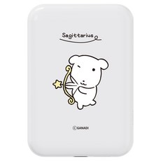 모란카노 가나디 별자리 디자인 고속 맥세이프 무선 충전 보조배터리 5000mAh C타입, 사수자리, MC-WL001A