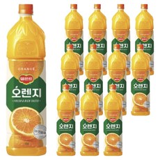 델몬트 오렌지 주스, 1.5L, 12개