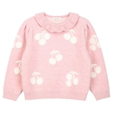 Perimitz 兒童櫻桃套頭針織衫 P2542K453