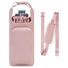 保溫保冷袋 露營水瓶套, 粉紅色, 1個