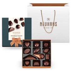 NEUHAUS 黑巧克力精選12種組合 144g + 提袋, 1套