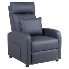 Hampton 漢汀堡 夏洛特貓抓皮面休閒躺椅, 消光黑