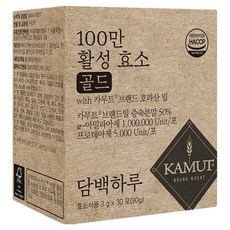 Danbaekharu Kamut澱粉酶蛋白酶100萬活性酵素黃金 30入, 90g, 1個