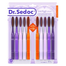 Dr.Sedoc 紫色長頭牙刷, 1個, 10個裝