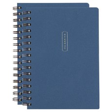 핑크풋 마음기록 필사노트, 네이비, 2개