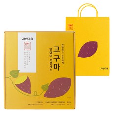 Jayeondaum 方便又飽足的烤地瓜乾 80g x 4入 + 地瓜棒 20g x 12入 組 + 提袋, 1套
