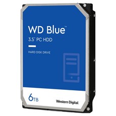 WD BLUE 3.5 내장 HDD, 6TB, WD60EZAX 6TB, WD60EZAX