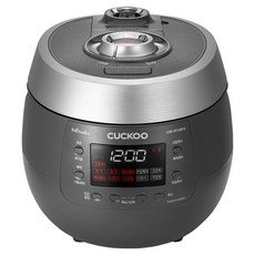 CUCKOO 福庫 Twin Pressure 雙重壓力電子壓力鍋 10人份, 都會灰, CRP-RT109FG