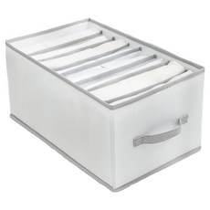 Alleophom 家用隔板折疊整理盒 TYPE1, 混合顏色, 1個