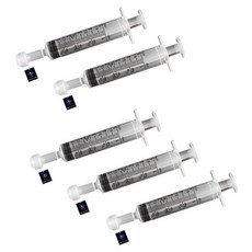 딩동펫 소동물 다용도 피딩용 심플 투명 주사기 5ml, 5개
