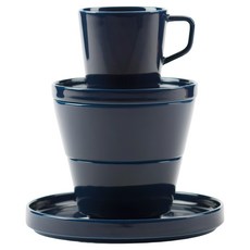 TACKAON Mine 餐具5件組, 海軍藍, 1套, 馬克杯 + 碗2種 + 盤子2種