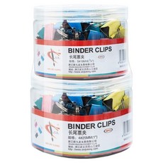 펜시픽 서류 집게 더블클립, 1세트, 소 40p + 중 48p
