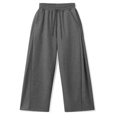 M.N.C 男女通用柔軟刷毛側邊活褶寬褲 MDIP972LJ