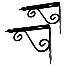 LIVINGiF 層架支架 托架 大 黑色, 2個