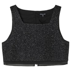 Lap 粗花呢撞色短版馬甲背心 AR4WVA70