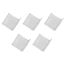 RoyalBergen 竹纖維掛環擦手巾 180g, 純白色, 5個