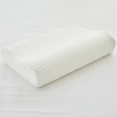 Palm Decor 記憶泡棉頸椎枕, 蜜蜂白, 1個