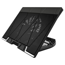 잘만 노트북 받침대 ZM-NS3000, 블랙, 1개 블랙, 1개