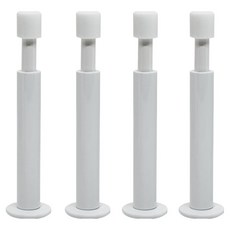 LIVINGiF 纖薄彈簧門擋 白色, 4個