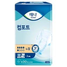 TENA 添寧 男女共用 康福一般型成人紙尿褲, 52 x 25cm, 30片, 1個