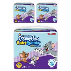 마미포코 베이비러너팬티 팬티형 기저귀 남여공용 점보형, 84매, 6단계
