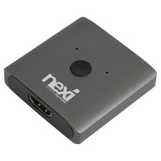 넥시 1:2 2:1 4K HDMI 양방향 선택기 블랙, 1개, NX1314