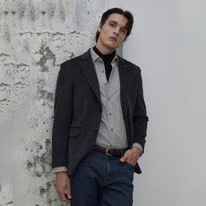 INDIAN 男士類羊毛內鋪棉夾克 MIEFU5W94