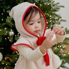 베베나인 유아용 하트벨 망토