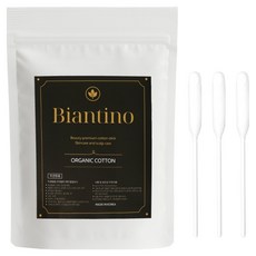 Biangtino 頂級棉質頭皮護理棉花棒 BRS272, 1個, 30入